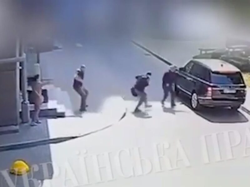 Оприлюднено відео замаху на Стерненка