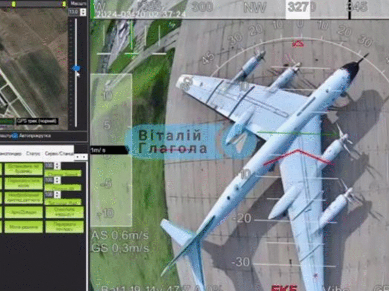 З’явилося відео атаки СБУ на російські аеродроми