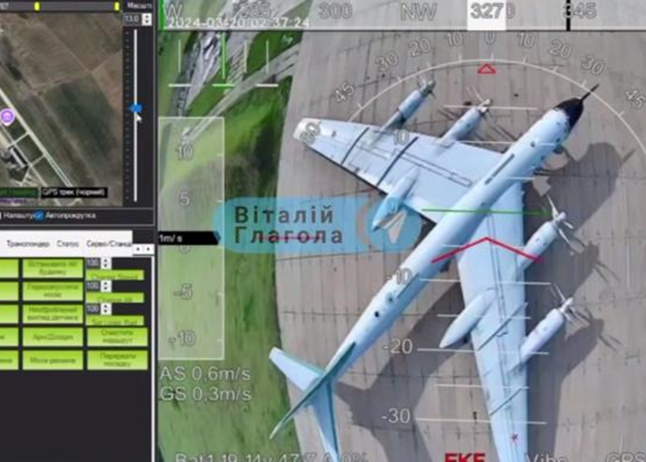 З’явилося відео атаки СБУ на російські аеродроми