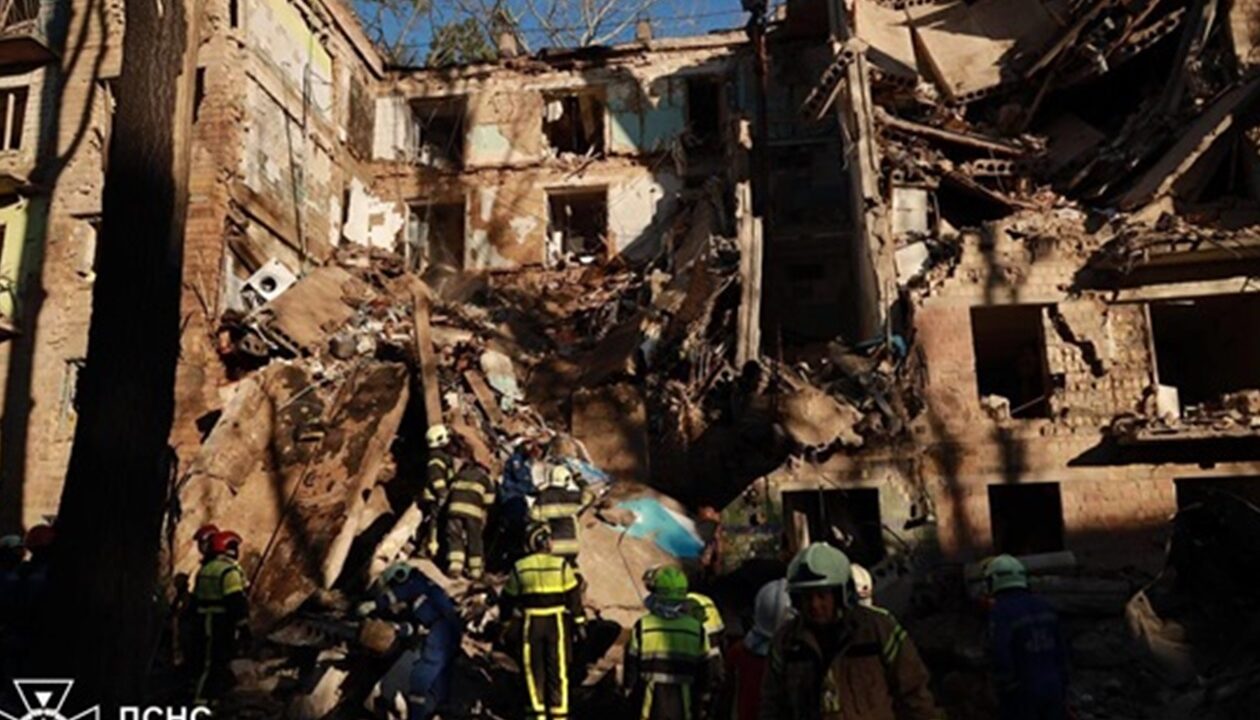 З'явилися кадри ударів Росії по Києву