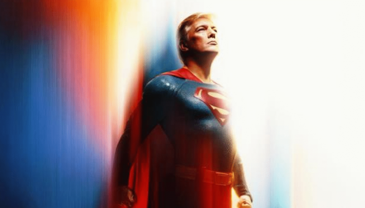 Трамп - супермен: Білий дім опублікував новий допис