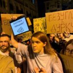 Безугла прийшла на протести у Києві