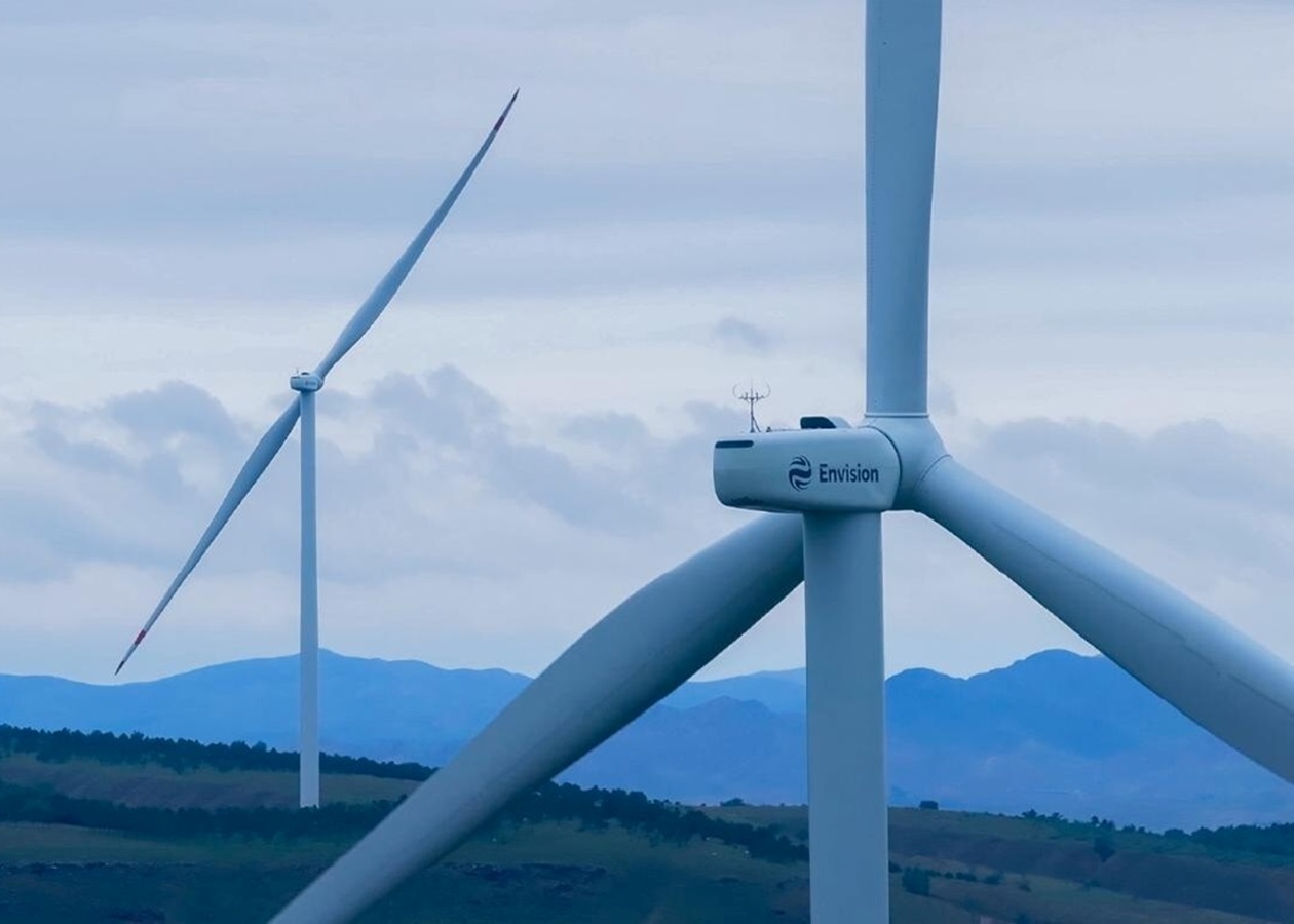 Китайська Envision представила унікальну дволопастеву вітряну турбіну