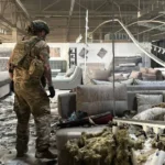 Поліція показали наслідки атаки на меблевий магазин у Харкові