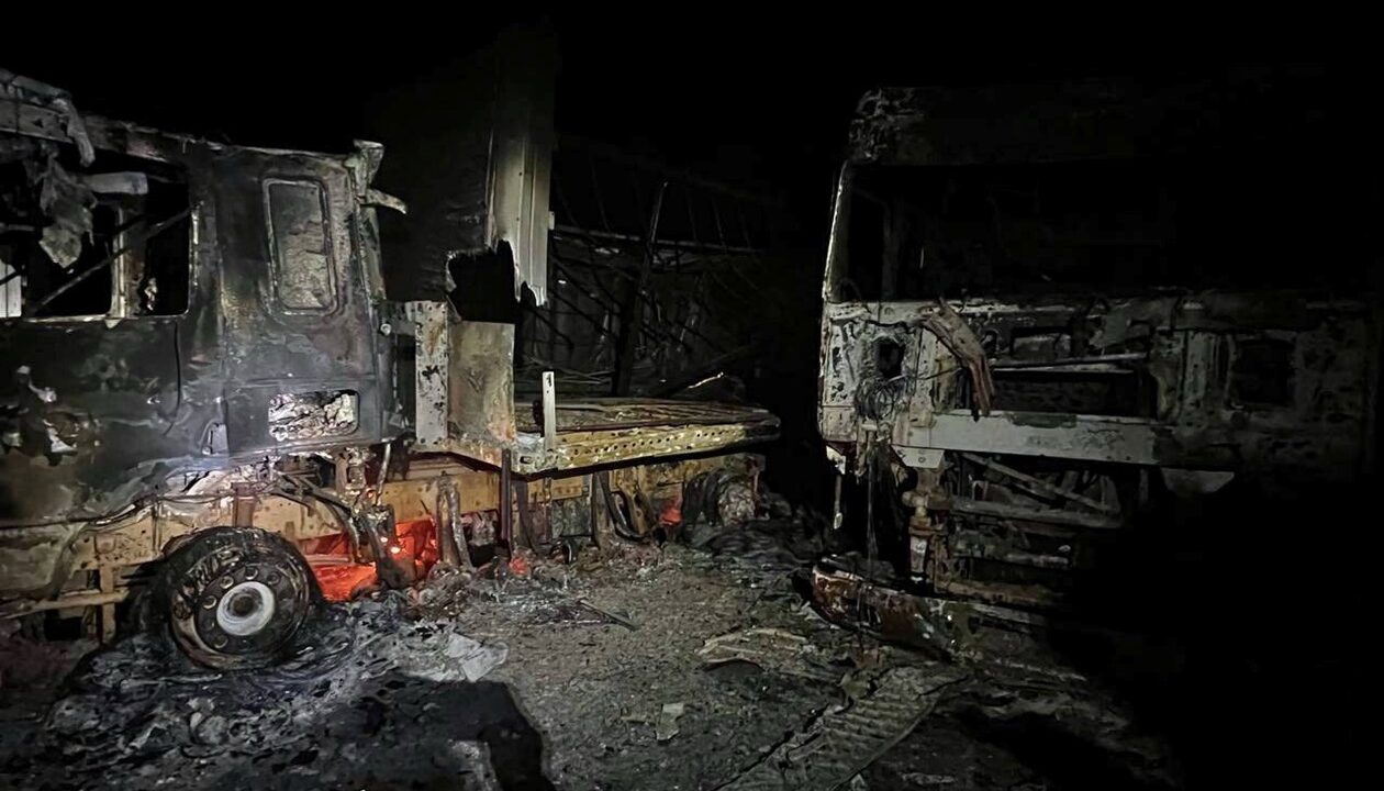 На Київщині після атаки БПЛА горіло підприємство