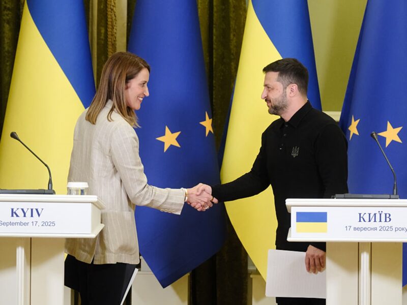 Зеленський зустрівся з головою Європарламенту