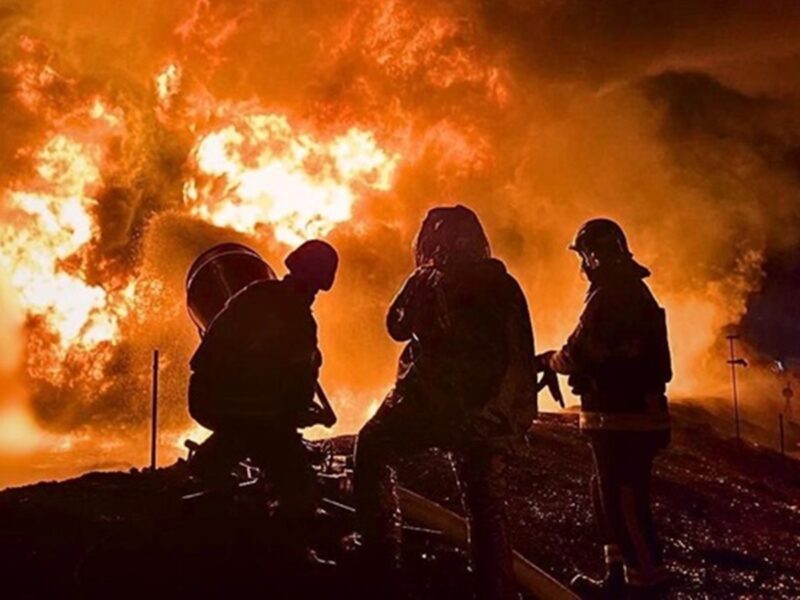 На Київщині внаслідок вибухів виникли пожежі - ОВА