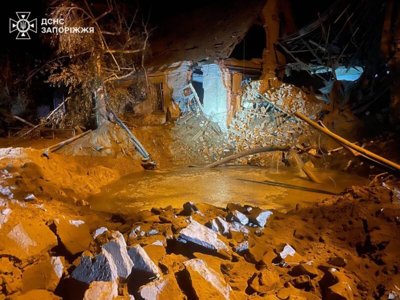 Стали відомі наслідки обстрілу Запоріжжя