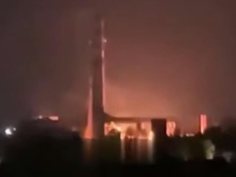 У Брянській області після атаки спалахнула ТЕЦ