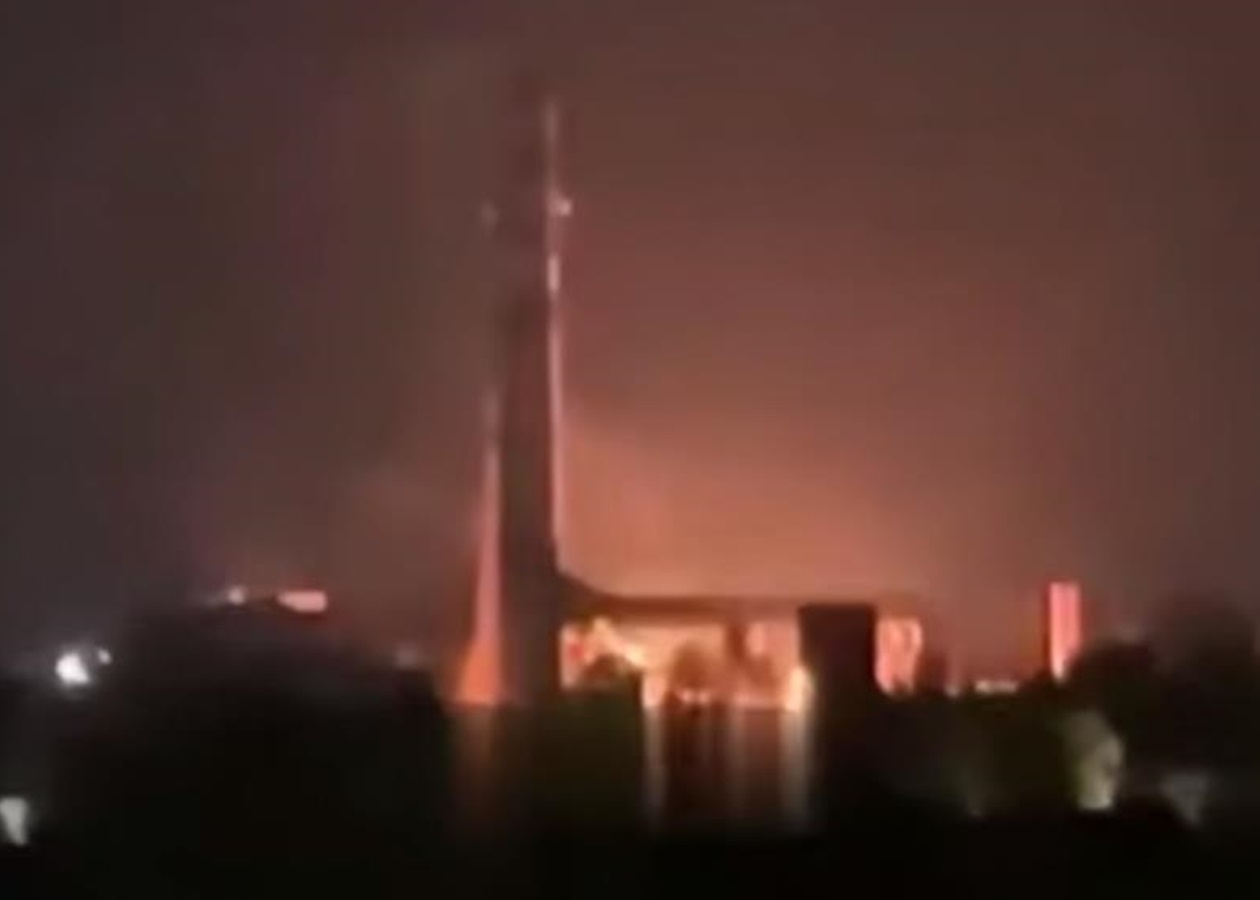 У Брянській області після атаки спалахнула ТЕЦ