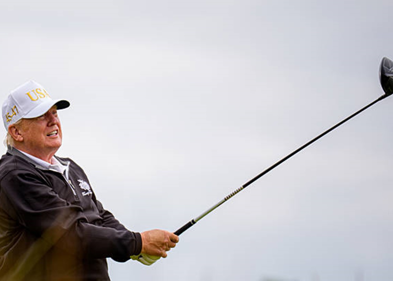 Трамп зіграв у гольф під російськомовний трек