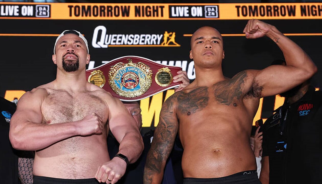 На зважуванні перед боєм Паркер і Вордлі показали різну вагу