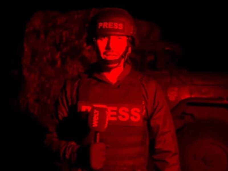 Троє журналістів Die Welt дістали поранення через атаку дрона