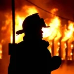 У Броварах загорівся будинок після атаки РФ