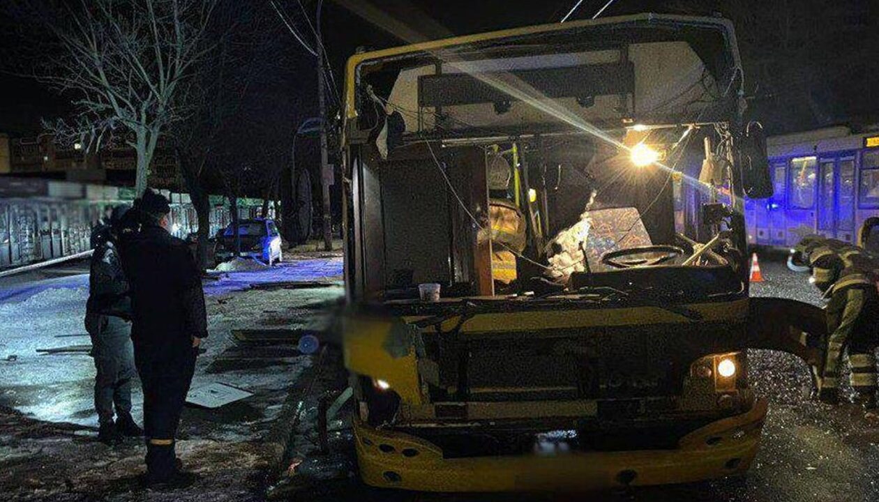 В Києві вибухнув пасажирський автобус