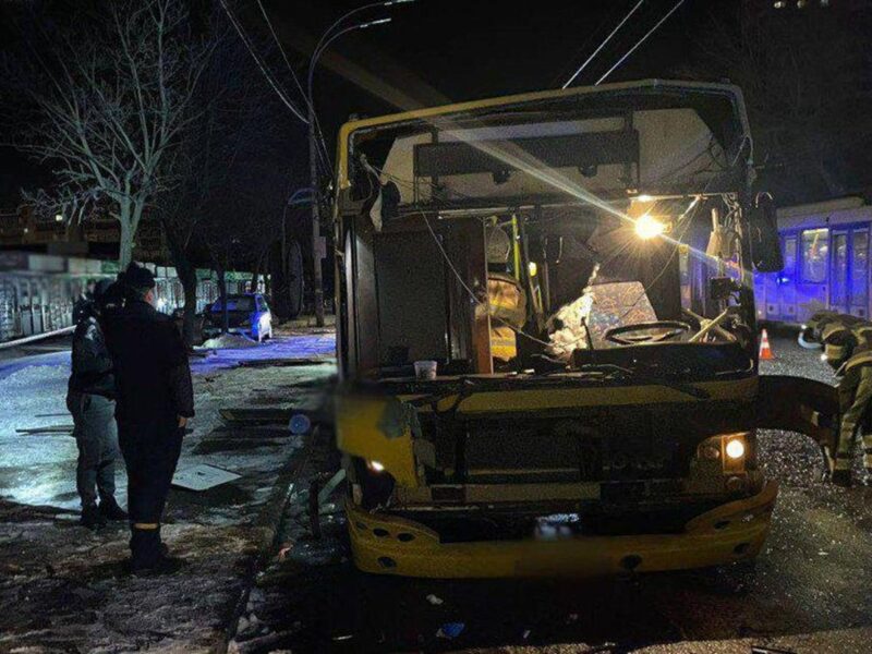 В Києві вибухнув пасажирський автобус