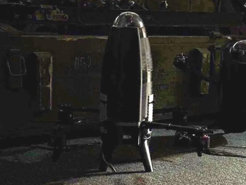 Український дрон збив реактивний Шахед із ракетою