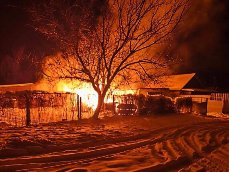 У Запоріжжі сталася пожежа внаслідок удару БПЛА