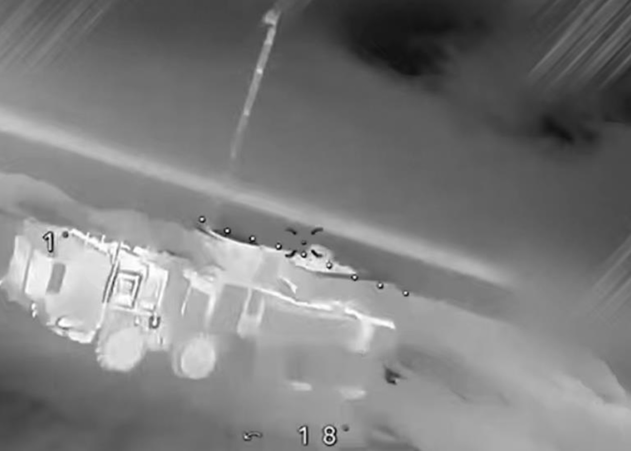 СБС уразили російський Панцир-С1 на Азовсталі