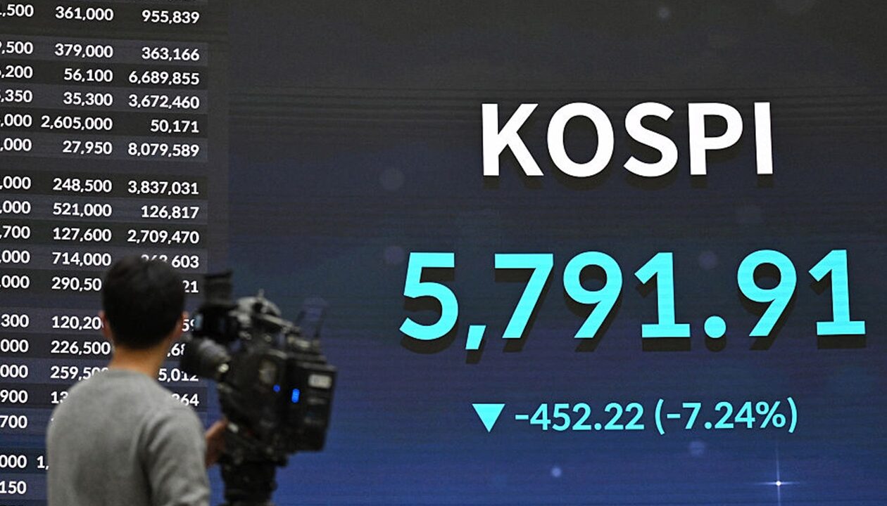 У Кореї стався найбільший обвал ринку акцій майже за 20 років