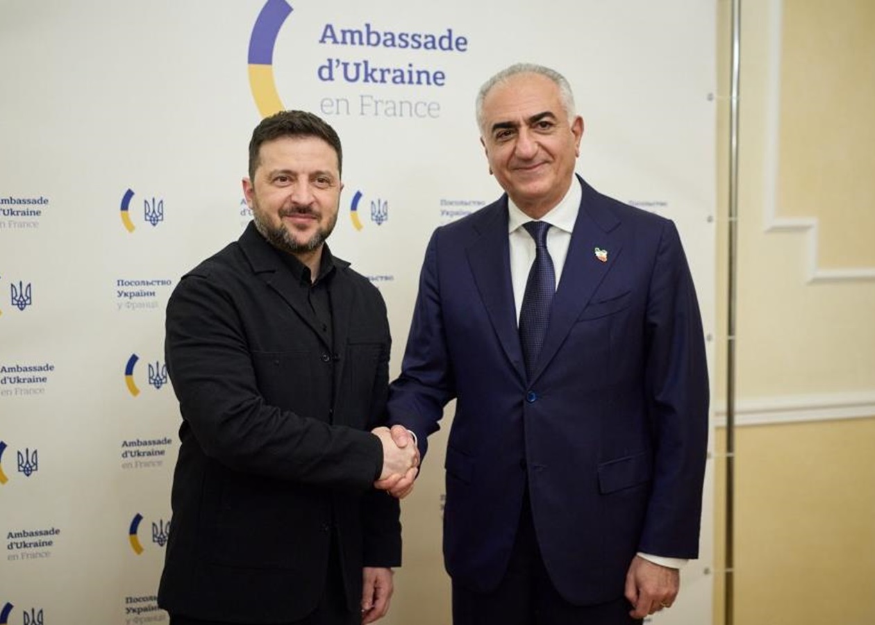 Зеленський знову зустрівся зі спадкоємним принцом Ірану