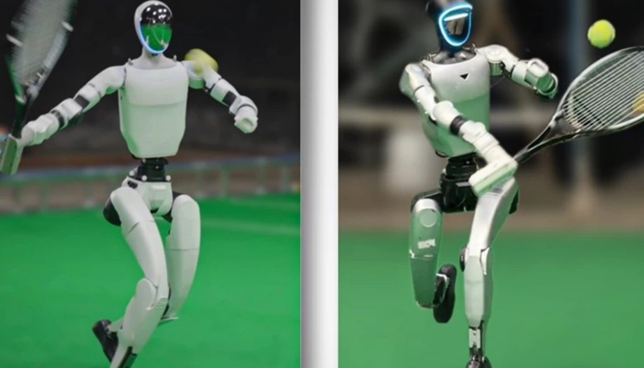 Китайські вчені навчили робота грати в теніс