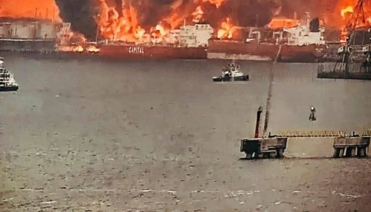 СюжетМасові бунти і пожежі. Ситуація в портах Росії