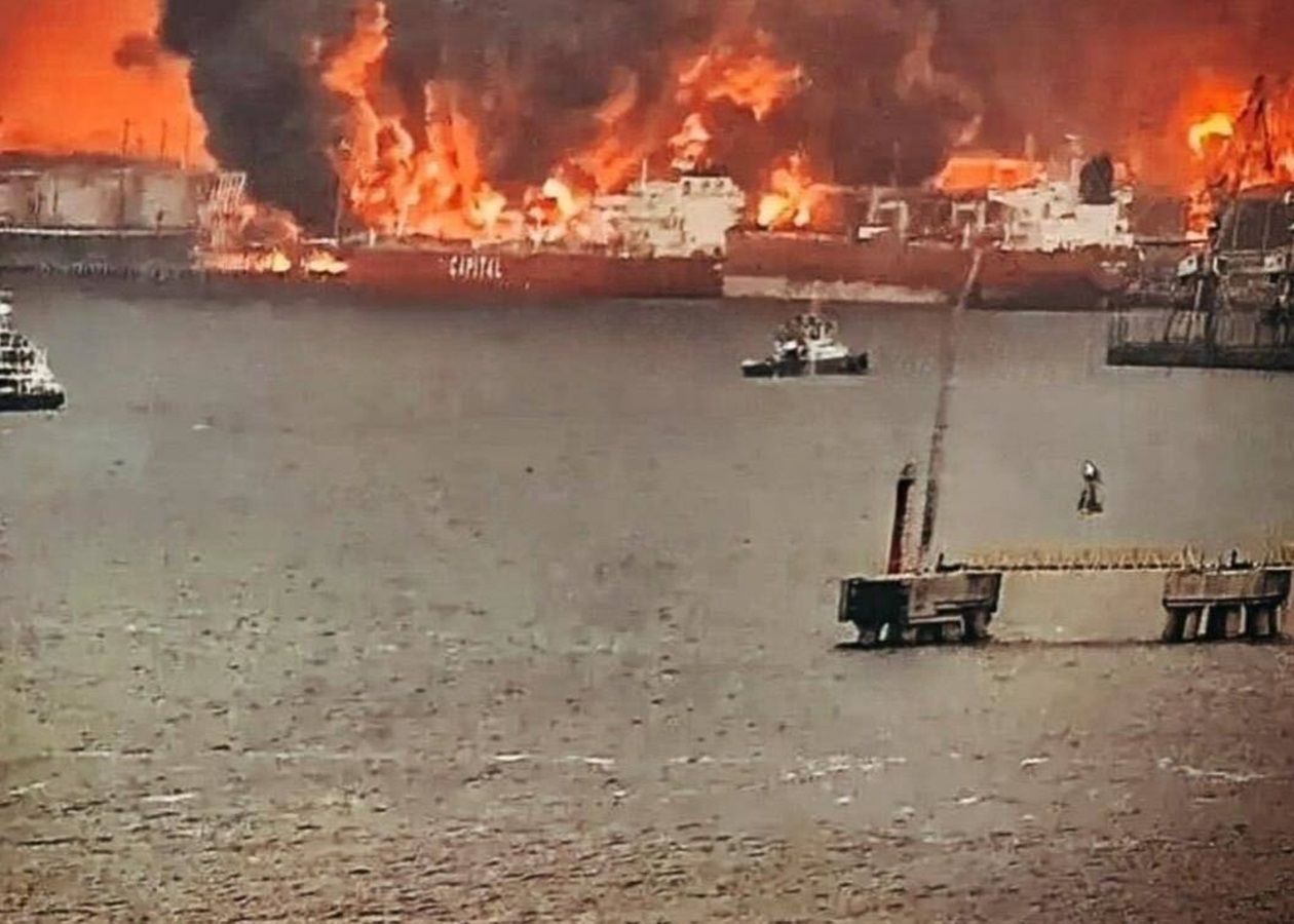 СюжетМасові бунти і пожежі. Ситуація в портах Росії