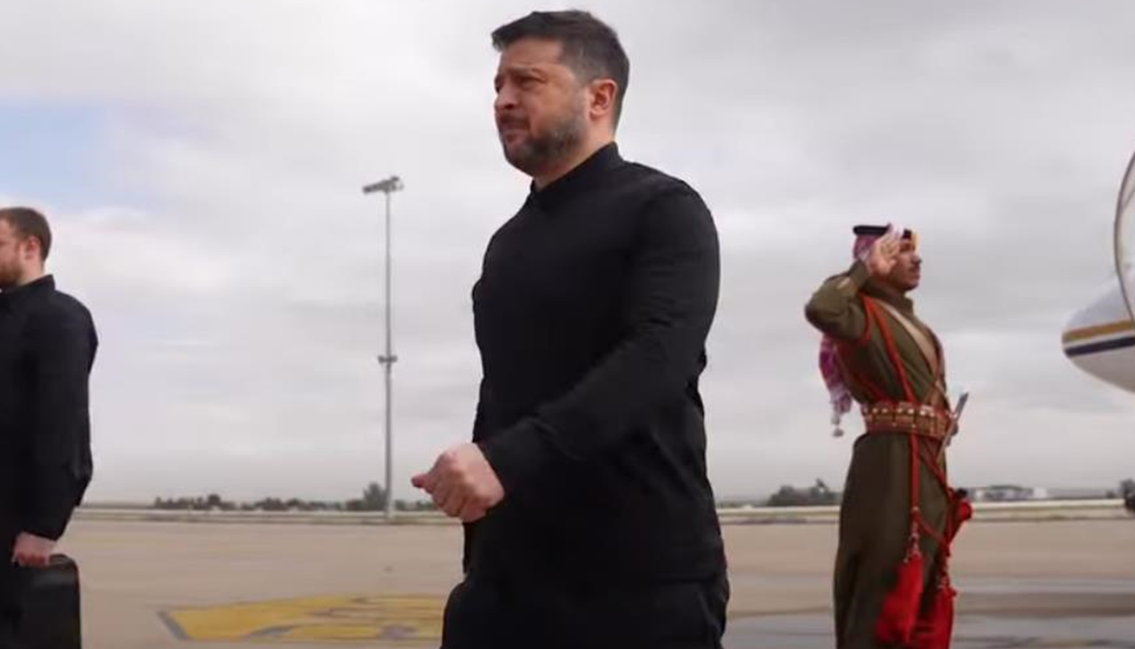 Зеленський прибув до Йорданії