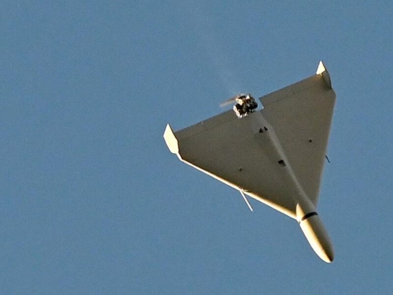 У Києві "шахед" влетів в озеро