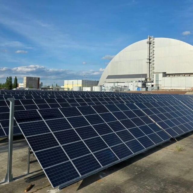Сонячна електростанція запрацювала на Чорнобильській АЕС